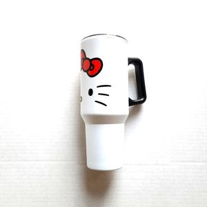 Hello Kitty Stainless Steel Tumbler 40oz With Lid And Handle